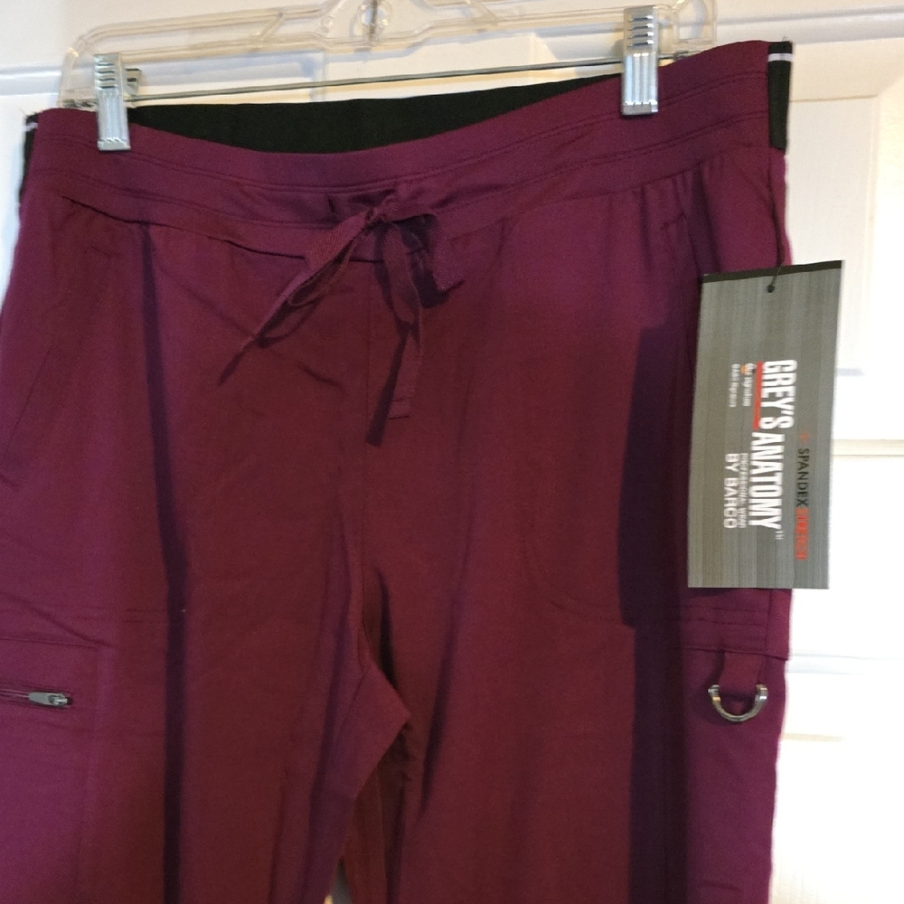 Grey's Anatomy Wine Scrub Pants